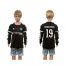 Chelsea #19 Diego Costa SEC Away Long Sleeves Euro Premium Kid Soccer Club Jersey