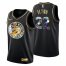 Toronto Toronto Raptors #22 Malachi Flynn Mens Golden Edition Diamond Logo 2021/22 Swingman Jersey – Black Mens