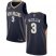 Nike New Orleans Pelicans #3 C.J. McCollum Navy Youth 2021-22 NBA 75th Anniversary Diamond Swingman Jersey – Icon Edition Youth