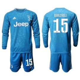 Juventus #15 Barzagli Third Long Sleeves Soccer Club Jersey