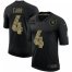 Las Vegas Raiders #4 Derek Carr Mens Nike 2020 Salute To Service Camo Limited NFL Jersey Black