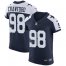 Nike Dallas Cowboys #98 Tyrone Crawford Navy Blue Thanksgiving Mens Stitched NFL Vapor Untouchable Throwback Elite Jersey