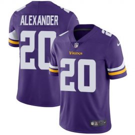 Nike Minnesota Vikings #20 Mackensie Alexander Purple Team Color Mens Stitched NFL Vapor Untouchable Limited Jersey