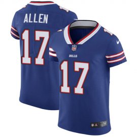 Nike Buffalo Bills #17 Josh Allen Royal Blue Team Color Mens Stitched NFL Vapor Untouchable Elite Jersey