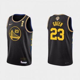 Golden State Golden State Warriors #23 Draymond Green Mens Nike Black 2021-22 NBA Finals Champions Swingman Jersey Mens