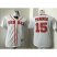 Boston Red Sox #15 Dustin Pedroia White Cool Base Stitched Youth MLB Jersey