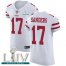 Nike San Francisco 49ers #17 Emmanuel Sanders White Super Bowl LIV 2020 Mens Stitched NFL Vapor Untouchable Elite Jersey