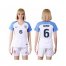 Womens USA #6 Nagbe Home Soccer Country Jersey