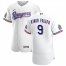 Texas Rangers #9 Isiah Kiner-Falefa Mens Nike White Home 2020 Authentic Patch Player MLB Jersey