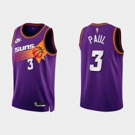 Phoenix Phoenix Suns #3 Chris Paul Purple Mens Nike NBA 2022-23 Classic Edition Jersey Mens