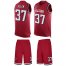 Nike Atlanta Falcons #37 Ricardo Allen Red Team Color Mens Stitched NFL Limited Tank Top Suit Jersey