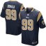 Nike Los Angeles Rams #99 Aaron Donald Navy Blue Team Color Youth Stitched NFL Elite Jersey