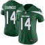 Nike New York Jets #14 Sam Darnold Green Team Color Womens Stitched NFL Vapor Untouchable Limited Jersey