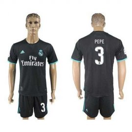 Real Madrid #3 Pepe Away Soccer Club Jersey