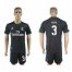 Real Madrid #3 Pepe Away Soccer Club Jersey