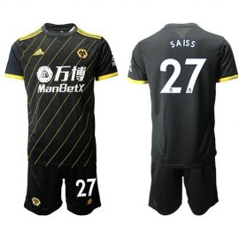 Wolves #27 Saiss Away Soccer Club Jersey