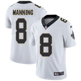 Nike New Orleans Saints #8 Archie Manning White Mens Stitched NFL Vapor Untouchable Limited Jersey