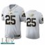 Kansas City Chiefs #25 LeSean McCoy Mens Nike White Golden Super Bowl LIV 2020 Edition Vapor Limited NFL 100 Jersey