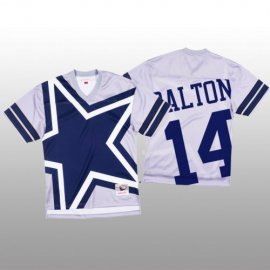 NFL Dallas Cowboys #14 Andy Dalton White Mens Mitchell & Nell Big Face Fashion Limited NFL Jersey