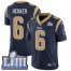 Nike Los Angeles Rams #6 Johnny Hekker Navy Blue Team Color Super Bowl LIII Bound Youth Stitched NFL Vapor Untouchable Limited Jersey