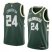 Nike Milwaukee Bucks #24 Pat Connaughton 2021 NBA Finals Champions Swingman Icon Edition Jersey Green Mens
