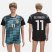 Argentina #11 Di Maria Black Training Soccer Country Jersey