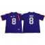 Tigers #8 Justyn Ross Purple Limited Stitched College Jersey