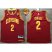 Cavaliers #2 Kyrie Irving Red The Finals Patch Stitched Revolution 30 NBA Jersey