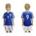 Brazil #9 Ronaldo Away Kid Soccer Country Jersey