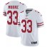 Nike San Francisco 49ers #33 Tarvarius Moore White Mens Stitched NFL Vapor Untouchable Limited Jersey