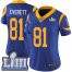 Nike Los Angeles Rams #81 Gerald Everett Royal Blue Alternate Super Bowl LIII Bound Womens Stitched NFL Vapor Untouchable Limited Jersey