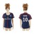 Womens Paris Saint-Germain #10 Pastore Home Soccer Club Jersey