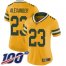 Nike Green Bay Packers #23 Jaire Alexander Yellow Womens Stitched NFL Limited Rush 100th Season Jersey
