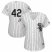 Chicago White Sox #42 Majestic Womens 2019 Jackie Robinson Day Official Cool Base Jersey White