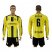 Dortmund #6 Bender Home Long Sleeves Soccer Club Jersey