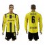 Dortmund #6 Bender Home Long Sleeves Soccer Club Jersey