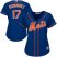 New York Mets #17 Keith Hernandez Blue Alternate Womens Stitched MLB Jersey