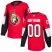 Mens Adidas Senators Personalized Authentic Red Home NHL Jersey