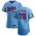 Minnesota Twins #79 Gilberto Celestino Mens Nike Light Blue Alternate 2020 60th Season Authentic Team MLB Jersey