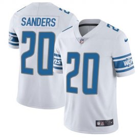 Nike Detroit Lions #20 Barry Sanders White Mens Stitched NFL Vapor Untouchable Limited Jersey