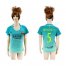 Womens Barcelona #5 Busquets Sec Away Soccer Club Jersey