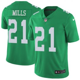 Nike Philadelphia Eagles #21 Jalen Mills Green Mens Stitched NFL Limited Rush Jersey