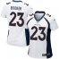 Nike Denver Broncos #23 Devontae Booker White Womens Stitched NFL New Elite Jersey