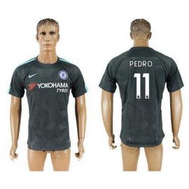 Chelsea #11 Pedro Black Soccer Club Jersey