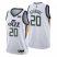 Nike Utah Jazz #20 Udoka Azubuike White Mens 2021-22 NBA 75th Anniversary Diamond Swingman Jersey – Association Edition Mens