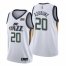 Nike Utah Jazz #20 Udoka Azubuike White Mens 2021-22 NBA 75th Anniversary Diamond Swingman Jersey – Association Edition Mens