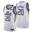 Nike Utah Jazz #20 Udoka Azubuike White Mens 2021-22 NBA 75th Anniversary Diamond Swingman Jersey – Association Edition Mens