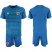Colombia Blank Blue Goalkeeper Soccer Country Jersey