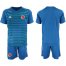 Colombia Blank Blue Goalkeeper Soccer Country Jersey