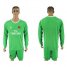 AC Milan Blank Green Goalkeeper Long Sleeves Soccer Club Jersey